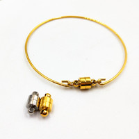 Fermoirs de bijoux magnétiques en acier inoxydable Fermeture sécurisée solide pour colliers Bracelets-Extension conviviale