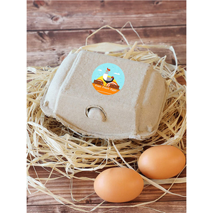 Etiquetas Adhesivas para Huevos Frescos de Granja, Etiquetas para Huevos de Gallina, Etiquetas para Cartones, Empaque para Mercado de Agricultores, Etiquetas para Productos Frescos de Granja - Product Image 4