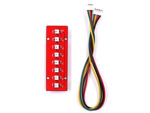 Makerfabs Mabee_WS2812_8bit DC3.3V SKU MABWS2812 Fácil de Montar en Panel con Interfaz Mabee C966 - Product Image 5