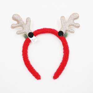 Accessori per Capelli Decorativi Natalizi, Cerchietto in Feltro Resistente <span class=keywords><strong>con</strong></span> <span class=keywords><strong>Corna</strong></span> di <span class=keywords><strong>Cervo</strong></span> e Renne per Compleanno - Product Image 3