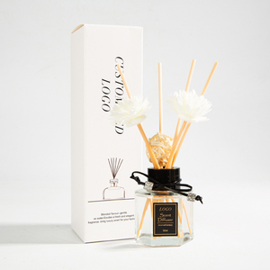 Accessoires de salle de bain tendance, étagère décorative, diffuseur de parfum floral, désodorisants, ensembles de diffuseurs de parfum à bâtonnets - Product Image 1