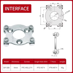 Coupleur rapide manuel rond en alliage d'aluminium pour changeur d'outils robotisé pour manipulateur industriel - Product Image 6