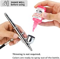 Peinture aérographe MEEDEN, 24 couleurs (30 ml/1 flOz.) Kit de peinture aérographe acrylique, prêt à pulvériser, opaque et translucide et fluorescent