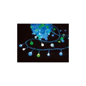 Light Creations Decolight LED - 6 m - 90 boules multicolores-fil transparent-modulateur-24 V - Product Image 1