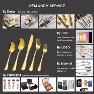 Juego de Cubiertos de Acero Inoxidable Europeo 1010, Moderno y de Lujo, 24 Piezas, Incluye Cuchillo, Tenedor y Cuchara, Ideal para Regalo Empresarial o Fiestas - Product Image 6