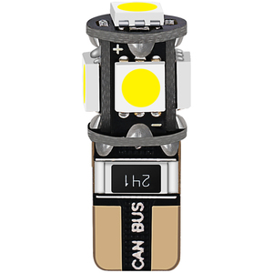 Bán buôn 12V xe đèn nội thất T10 <span class=keywords><strong>194</strong></span> <span class=keywords><strong>LED</strong></span> <span class=keywords><strong>CANBUS</strong></span> 5050 5smd <span class=keywords><strong>W5W</strong></span> 921 tự động bóng đèn trắng cụ đèn zl153 - Product Image 2