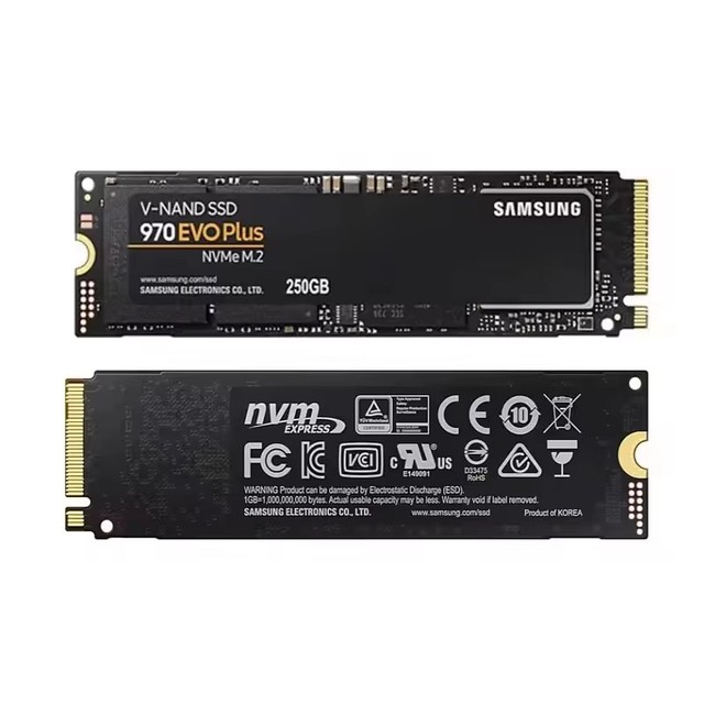 Original Sam-sung 970 EVO Plus 250GB /500GB /1TB /2TB NVMe Protocol SSD M.2 for Desktop Notebook 970 Evo Plus Solid State Drive