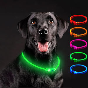 Led Licht Hondenhalsband Waterdichte Glow-In-The-Dark Kraag Voor Huisdieren Reflecterende Luxe Nylon Tpu-Snijdbare Puppy-Halsband Kleine Grote Honden - Product Image 1