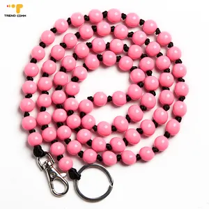 Colorful High Quality Wholesale Christmas Gifts Popular Phone Chain hand beaded chain for mobile phone case