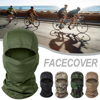 Pasamontañas de Camuflaje, Protección Solar, Transpirable, Máscara Facial Completa, Gorra Interior para Casco de Bicicleta/Motocicleta, para Hombres y Mujeres, Máscara de Ciclismo
