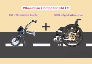 Silla de Ruedas Deportiva Manual Motorizada Plegable para Discapacitados Equipada con Motor Potente para Silla de Ruedas - Product Image 2