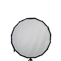 Softbox parabolique profond pliable rapide de 65 cm pour éclairage LED de studio photo professionnel en extérieur avec gels de couleur