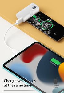 Alimentation portable directe d'usine 20W PD USB C pour téléphone portable, batterie à écran LCD, <span class=keywords><strong>mini</strong></span> <span class=keywords><strong>chargeur</strong></span> portable 5000mAh Power Bank - Product Image 4