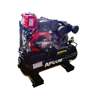 Compresseur industriel à piston portable, refroidi par air, lubrifié à l'essence, 16 bars, 250 psi, pour atelier et ferme - Product Image 6