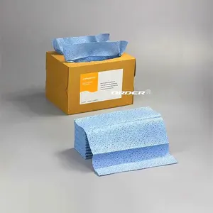 Hochwertige Interfold-Popup-Box Schmelz geblasenes PP absorbiert öl industrielle Reinigungs wischer, saubere Tücher