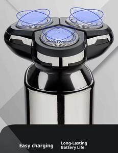 Afeitadora Eléctrica Digital 4D Flotante para Hombre, Triple Cuchilla, IPX7, Sensor de Cuerpo Completo, Batería de Uso Diario, Fuente de Alimentación USB - Product Image 6