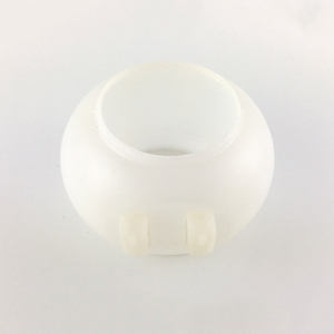White Plastic Round Suspended Feeder Pigeon And Bird Feeder - Product Image 5