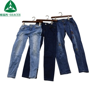 Jeans <span class=keywords><strong>Casual</strong></span> Estivi da <span class=keywords><strong>Donna</strong></span> Usati di Alta Qualità Gracer A06, Vari Stili Misti, Abbigliamento Usato all'Ingrosso - Product Image 3