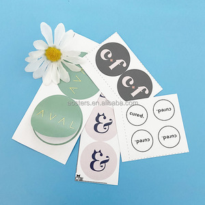 ملصقات دائرية ذاتية اللصق مقاومة للماء بقطر <span class=keywords><strong>3</strong></span> بوصات، ورق مطلي 80 جرام، للهدايا والحرف اليدوية والطلبات المخصصة - Product Image 4