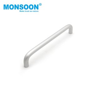 Herrajes para Muebles, Tiradores para Armarios de Cocina, Tiradores de Perfil de Aluminio Plateado con Doble Orificio, Tiradores en Forma de T para Cocina - Product Image 3