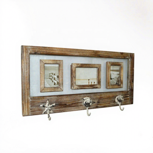 Cadre <span class=keywords><strong>photo</strong></span> mural décoratif à 5 ouvertures avec puzzle et <span class=keywords><strong>tableau</strong></span> de lettres, design Cross Unity - Product Image 3