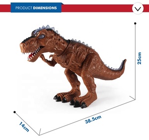 Juguetes de Dinosaurios de Plástico con Luces y Sonidos, Funcionan con Pilas - Product Image 5