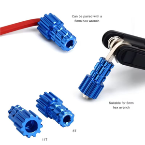 Herramienta de instalación de eliminación de manivela de bicicleta para Shimano <span class=keywords><strong>XTR</strong></span> M9100 cubierta de brazo de manivela de bicicleta llave de tornillo herramientas de instalación de <span class=keywords><strong>bielas</strong></span> de ciclismo - Product Image 3
