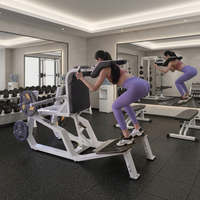 Machine polyvalente pour squats assis, fessiers, cuisses et dos, avec cadre en acier, pour usage domestique, équipement de fitness pour femmes, ciblant les cuisses intérieures et extérieures