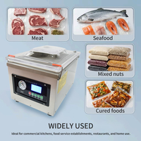 Machine de mise sous vide semi-automatique à chambre unique en acier inoxydable DZ260C, à économie d'énergie, conception personnalisée, contrôle numérique, pour aliments