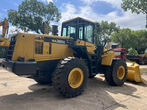 Cargadora de Ruedas Delantera Komatsu Usada a Bajo Precio WA380-6 WA470 Retroexcavadora Amarilla Equipo de Construcción Pesada Kawasaki - Product Image 4
