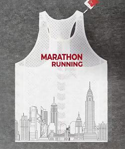Training Wear Breathable Mesh Polyester Running <b>Singlets</b> Marathon <b>Men</b> Sublimation Tank Tops Quick Dry Eco-Friendly Lightweight - Product Image 1