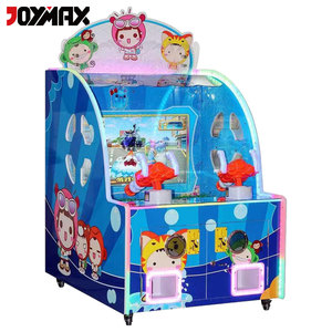 เครื่องเล่นเกมน้ำแบบหยอดเหรียญขนาด 32 นิ้ว สำหรับผู้เล่นสองคน แบบอินเทอร์แอคทีฟ วิดีโอเกมเพื่อความบันเทิงสำหรับเด็กและผู้ปกครอง ระบบอิเล็กทรอนิกส์ - Product Image 3
