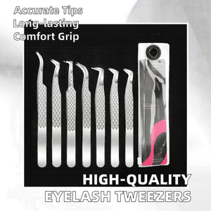 Pinces à épiler en acier inoxydable de haute qualité en gros, style multi-spécifications, pinces à épiler pour extensions de cils, pointe pointue - Product Image 2