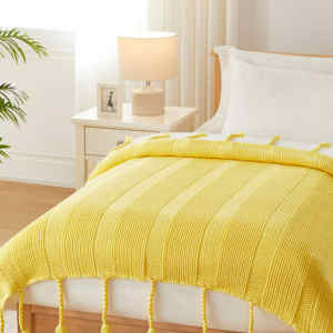 Couverture en tricot doux personnalisée Magic Green, couverture simple unie pour voyage, lit, canapé, bureau, sieste, décoration de la maison - Product Image 3