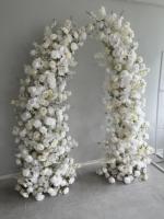 Décorations de mariage, fleurs personnalisées, arche élégante en fleurs de gypsophile en soie pour les cérémonies de mariage, la maison et le jardin, les fêtes en plein air