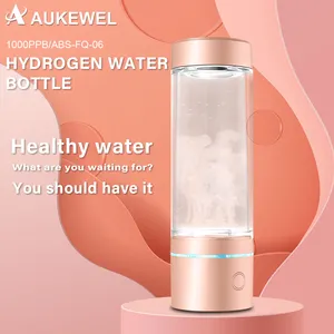 Venta caliente botella profesional ionizador H2 nano hidrógeno rico generador de agua botella ionización hidrógeno
