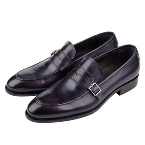 Classic Black Slip-On Waterproof Breathable Anti-Slip Loafers-Comfortable Durable Handcrafted Men's <b>Shoes</b> <b>Height</b> <b>Increasing</b> - Product Image 3