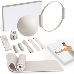 Pilates Reformer Yoga Bundle with Custom Logo, Socks, <strong>Ball</strong>, Pilates Ring &amp; Resistance Bands for Training - Product Image 2