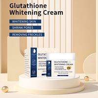 Crème éclaircissante au glutathion en marque privée OEM avec nicotinamide, acide hyaluronique, crème rajeunissante pour le visage