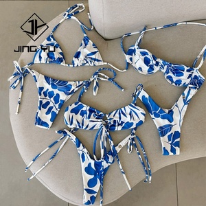 Fabricante de Bikinis, Diseño de Alta Calidad, Traje de Baño de Nailon Reciclado Estampado Personalizado para Mujer - Product Image 1