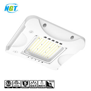Lampe de canopée LED pour station-service IP65 150W/120W/90W CCT réglable 4.5/5/5.7K 100-277VAC Garantie 5 ans Entrepôt Résidentiel - Product Image 1
