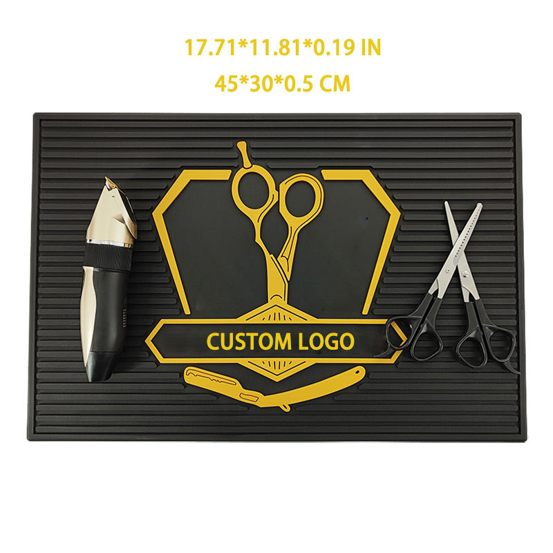 Black Gold - Scissors Style Barber Mat