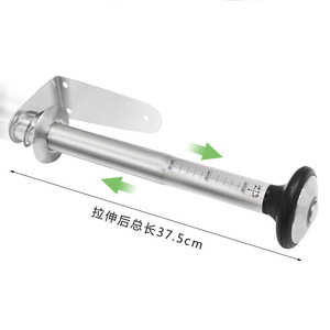 Porte-serviettes en <span class=keywords><strong>papier</strong></span> de cuisine mural moderne simple en acier inoxydable rétractable sans perçage - Product Image 6