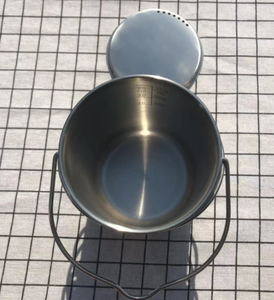 Marmite de cuisson en acier inoxydable 500 ml 700 ml pour camping en extérieur, café, eau, soupe, bouilloire, récipient à eau - Product Image 4