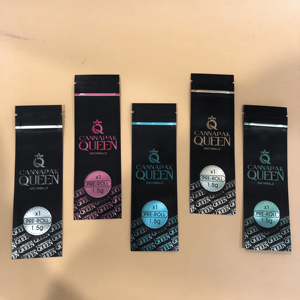 Китайская фабрика, изготовленная на заказ, с цифровой печатью, с защитой от запаха на молнии, с защитой от запаха, одна упаковка, упаковка с предварительно рулонным конусом, пакет из майлара, 1 г - Product Image 4