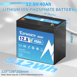 Eu Stock Kepworth <b>12V</b> 40Ah LiFePO4 Lithium <b>Battery</b> With 6000+ Deep Cycle Lithium Ion Phosphate <b>Battery</b> for Kids Scooters - Product Image 1
