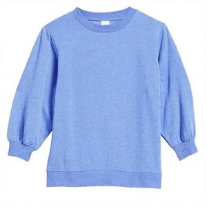 Sweat-shirts imprimés en molleton bouclette doublés pour femme, col rond, manches longues, coupe décontractée, logo frontal, mélange de coton doux, décontracté - Product Image 3
