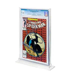 Wholesale Free Standing Clear Spiderman Comics Book Case For Collectible Display