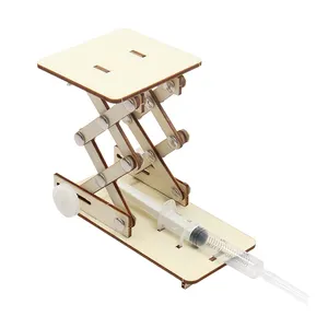 High Quality Wooden Hydraulic Lift Table Model Physics School STEM Projects for young kids