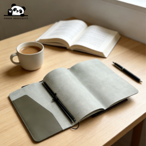 Carnets A5 en cuir PU personnalisables avec 6 anneaux et cordons élastiques pour entreprises – Vente en gros - Product Image 4
